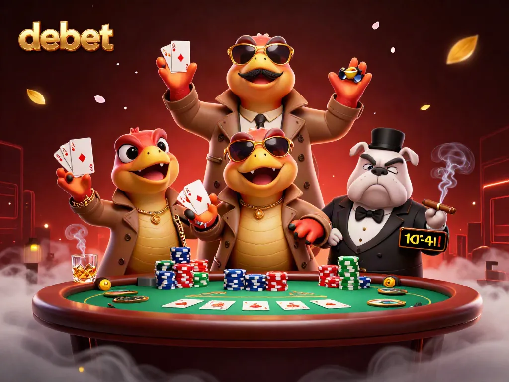 Engage with debet while raptors humorously disguise to enter a VIP casino lounge.