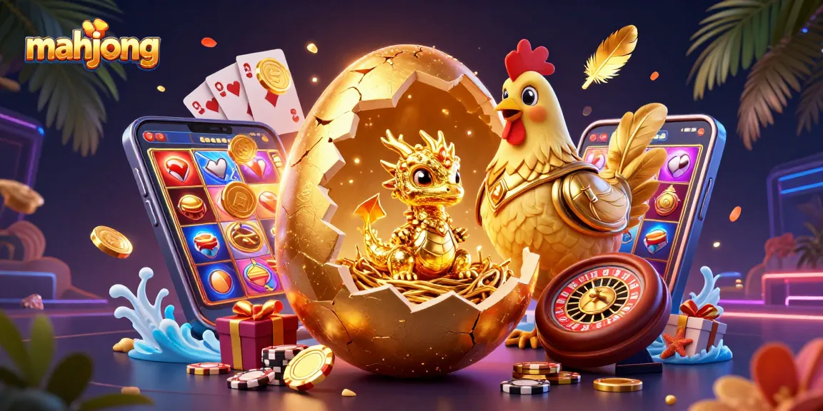 Play mahjong and win big with vibrant visuals featuring slots and treasure!