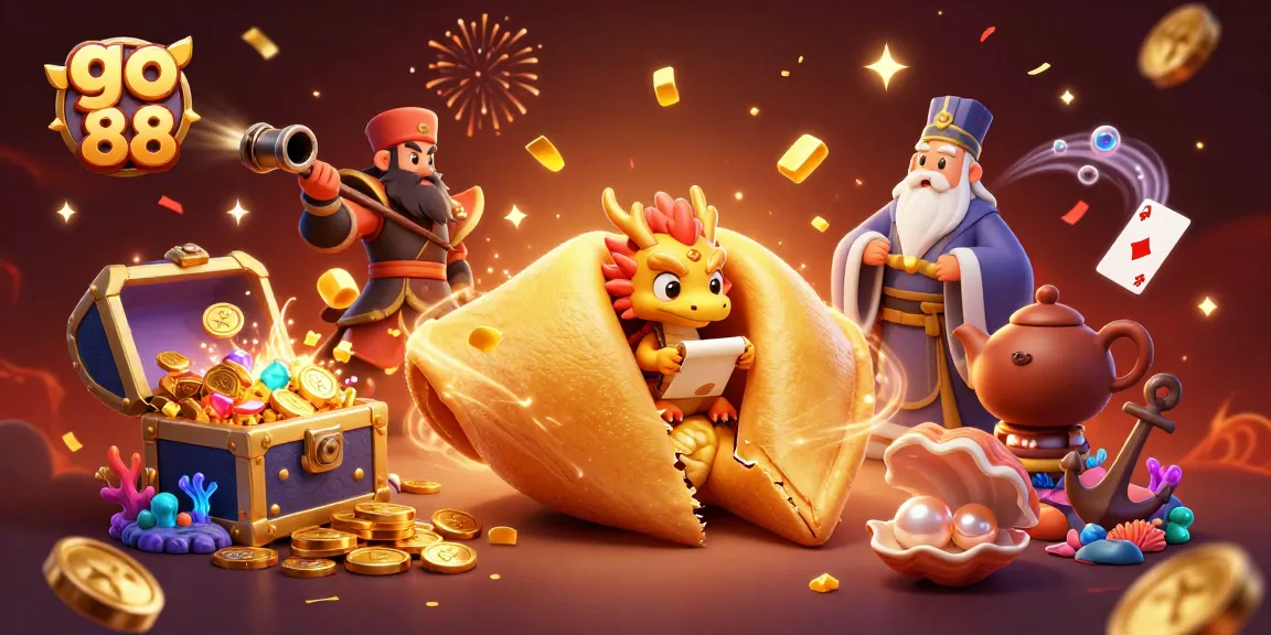 Experience the excitement of go 88 with dynamic characters and vibrant casino elements in a colorful scene.